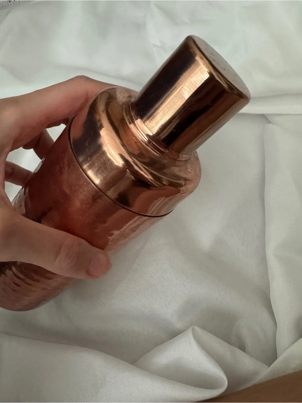 Copper Hammered Cocktail Shaker